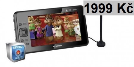 Přenosná TV Hyundai PDL 783 se slevou 33 % za 1898 Kč