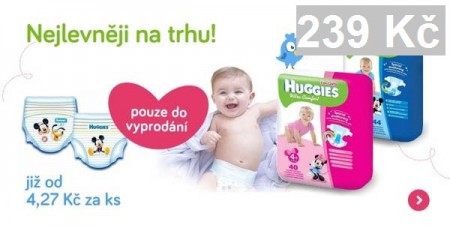 Plenky Huggies za nejlepší cenu na trhu